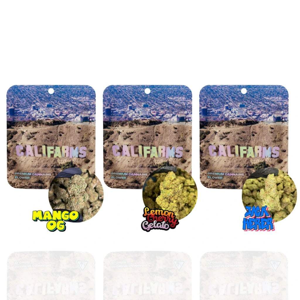 CBD Květy 3 x 1g - Mango OG, Lemon Cherry Gelato, Jack Herer