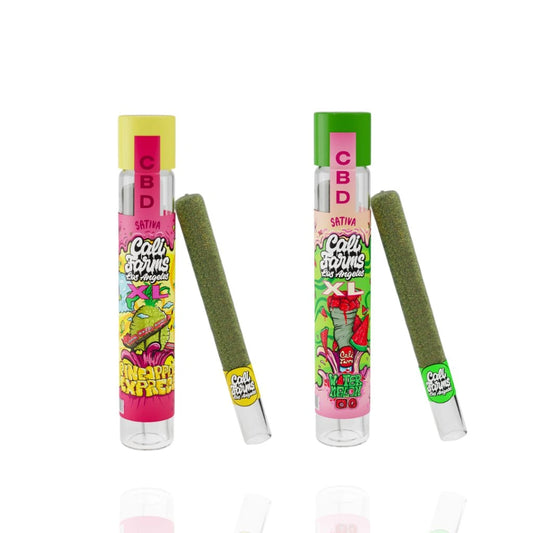 CBD set vonná tyčinka pineapple express 1,5g + watermelon OG 1,5g (skleněný filtr)