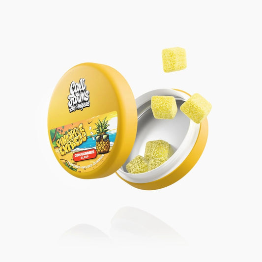 CBD gumové bonbóny Ananas express + CBN - 10 ks - na spánek