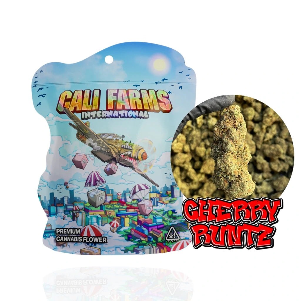 CBD květy Cherry Runtz - CBD: 12,86 %, THC: 0,06 %, CBG: 0,14 %