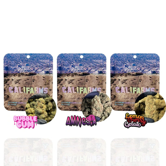 THC - X Květy 3 x 1g - Žvýkačka, Amnesia, Lemon Cherry Gelato