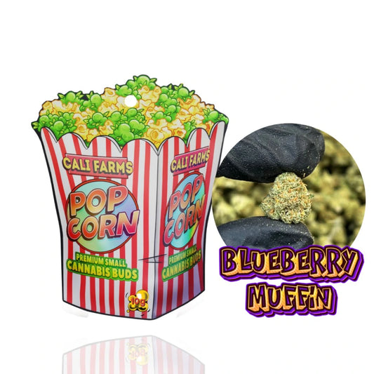 THC - X květy Blueberry Muffin 10 g - THCX: 40 % CBD: 12,86 % THC: 0,06 %