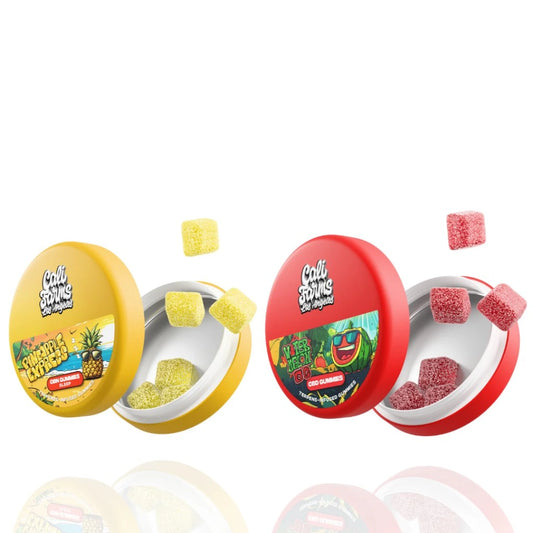 Set CBD Gumové bonbóny Meloun OG + CBN Gumové bonbóny Ananas express