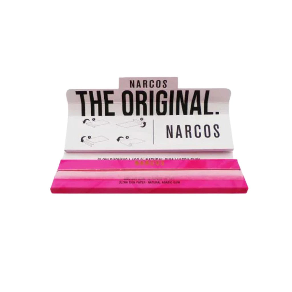 Papírky Narcos Pink Edition King Size Slim + filtry