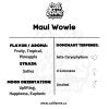 Maui Wowie Terpeny